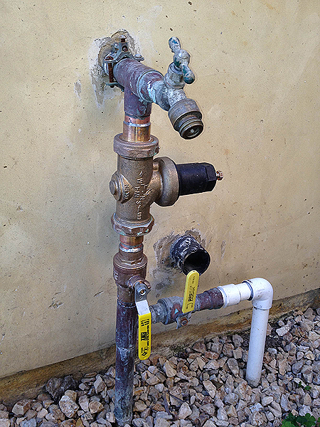 new copper pipe valve replacement